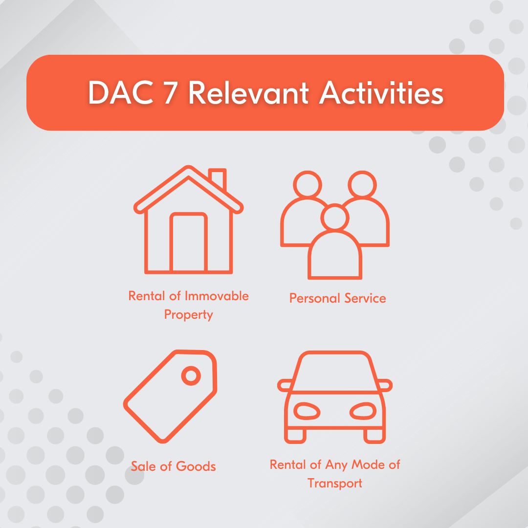 DAC 7 Relevant Activities